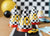 Checkered Race Car Party Hats - Stesha Party
