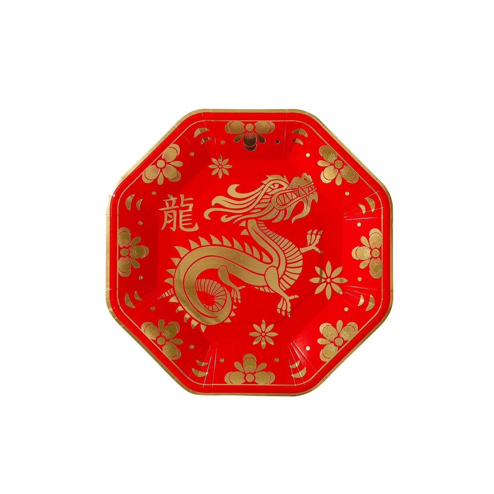 Chinese New Year Dragon Plates - Stesha Party