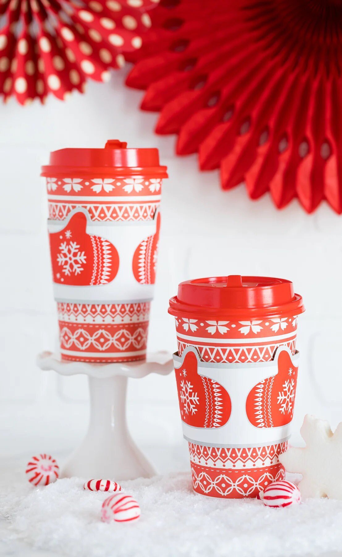 Christmas Sweater To - Go Hot Cups - Stesha Party