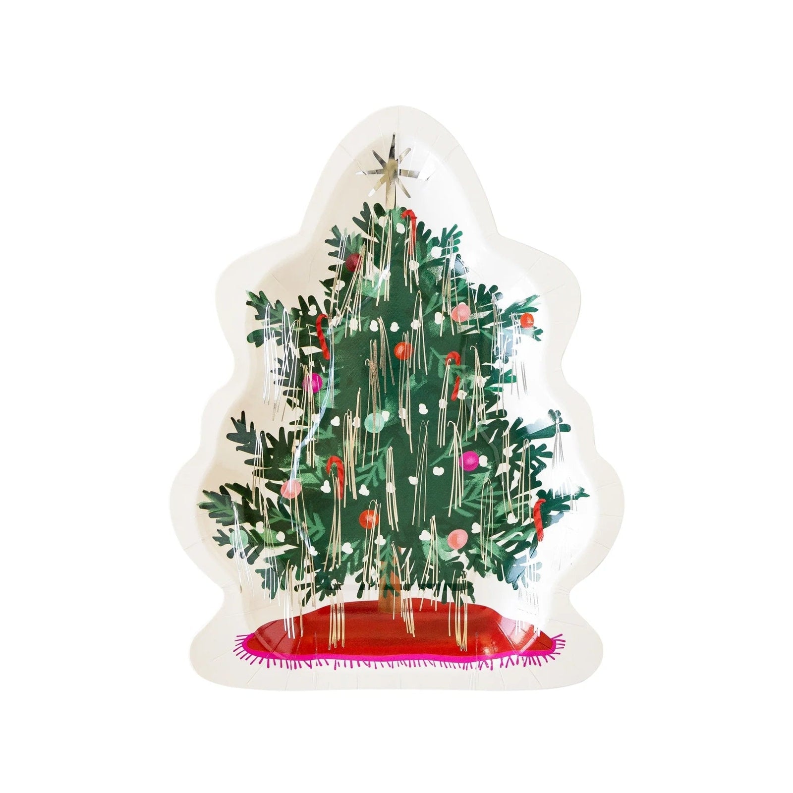 Christmas Tree Plates - Stesha Party