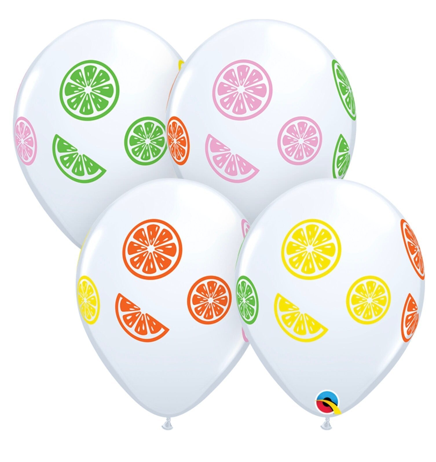 Citrus Fruit Party Latex Balloons 5ct - Stesha Party