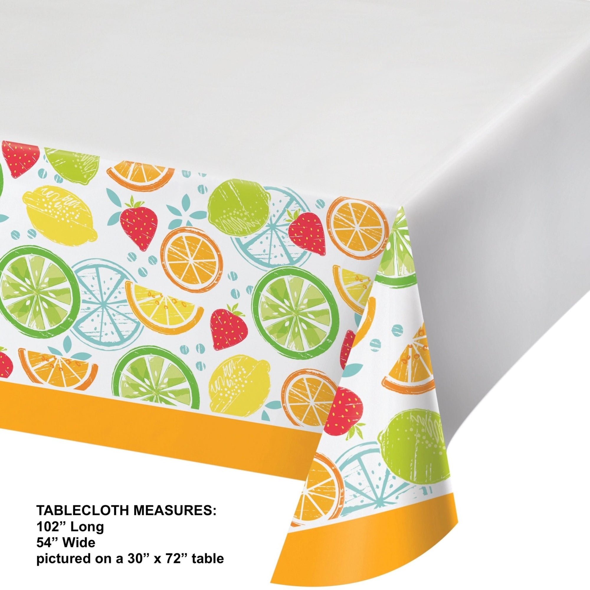 Citrus Paper Table Cover - Stesha Party