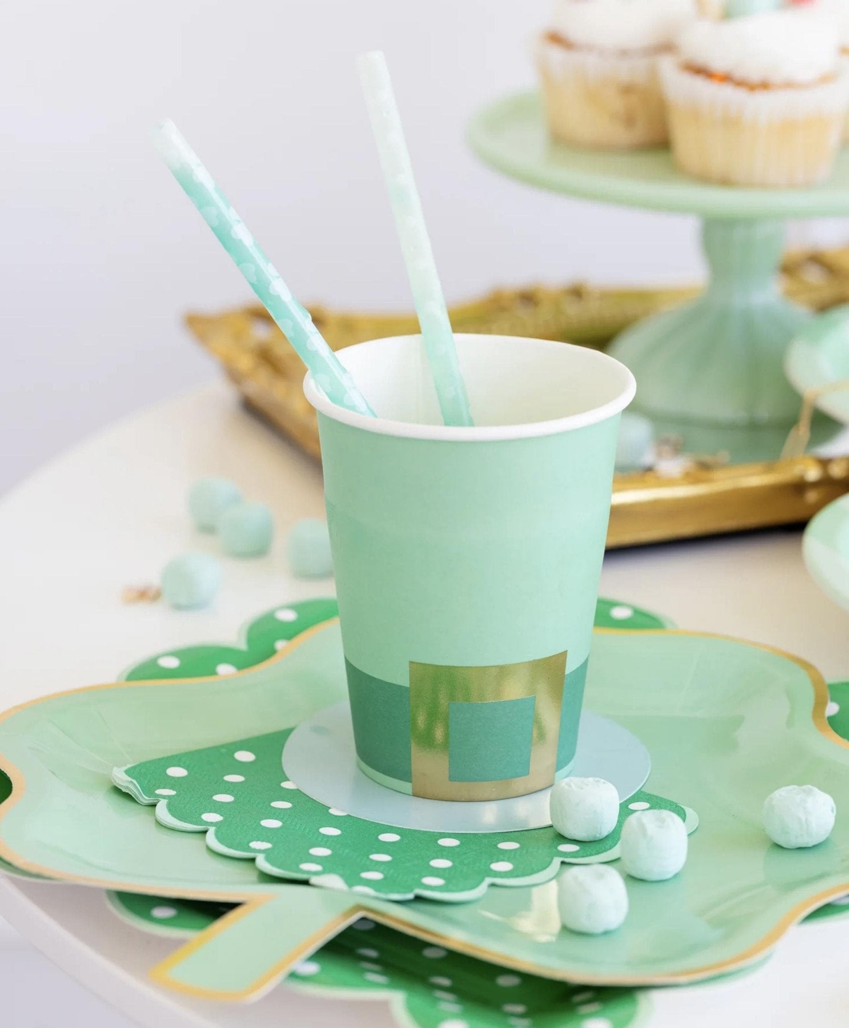 Clover Color Changing Straws - Stesha Party