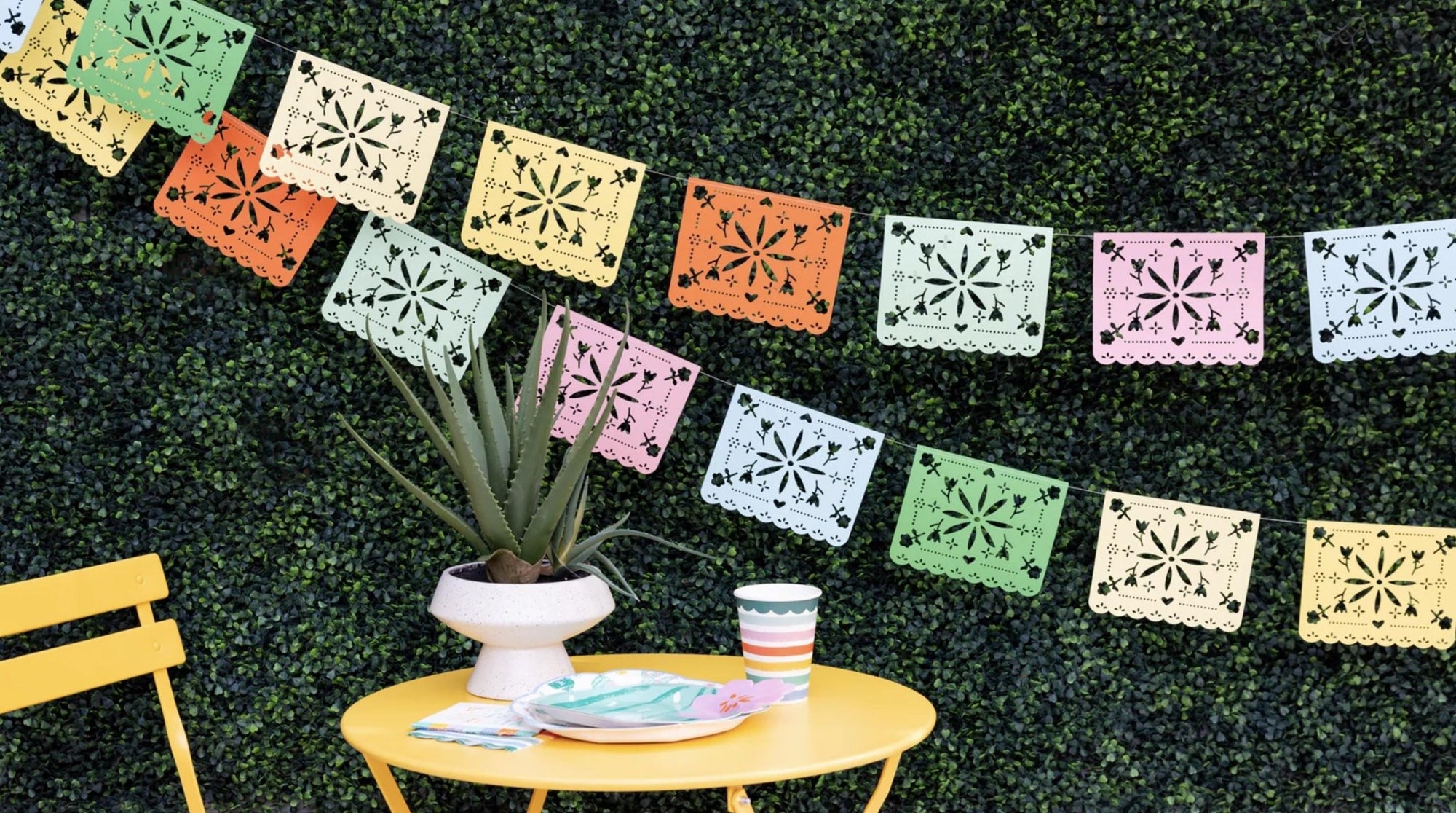 Colorful Striped Paper Cups 12oz, 8ct - Stesha Party