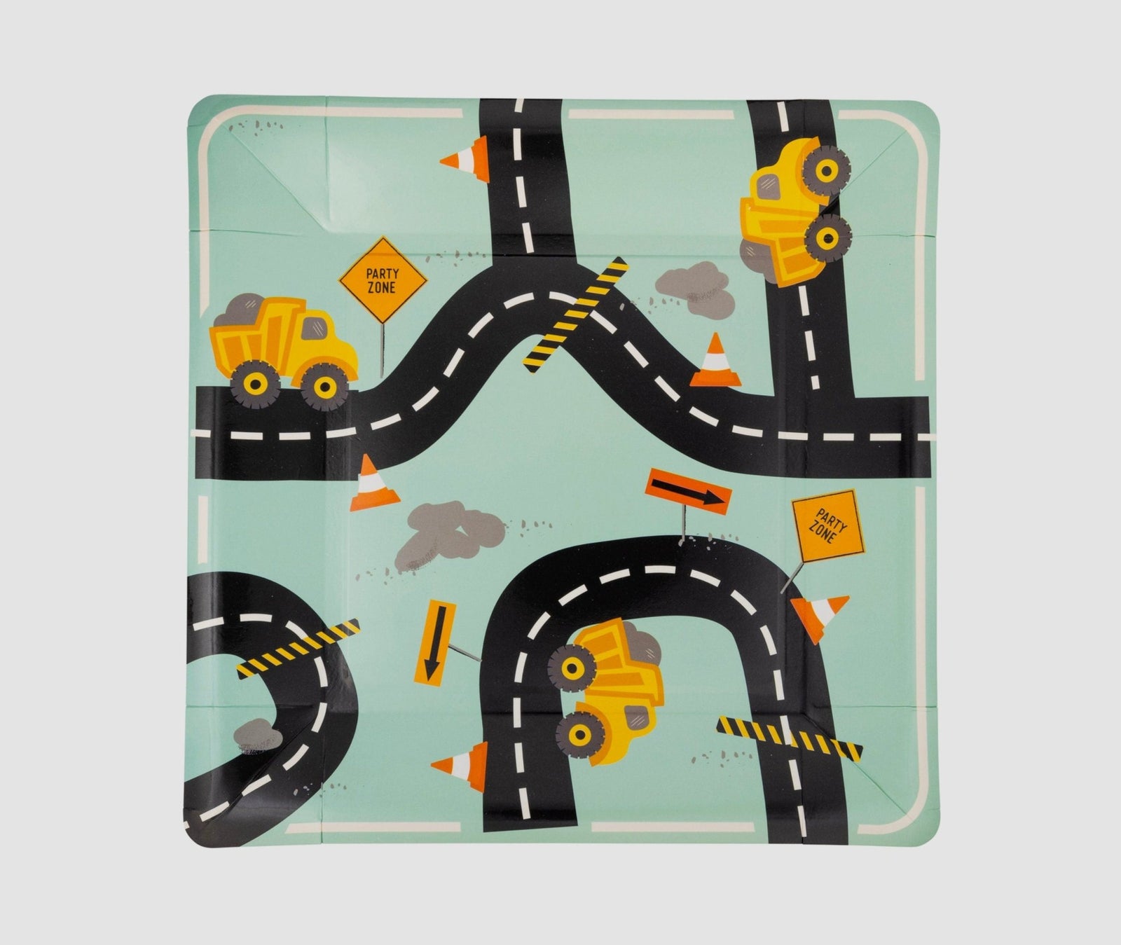 Construction Zone Party Plates - Stesha Party