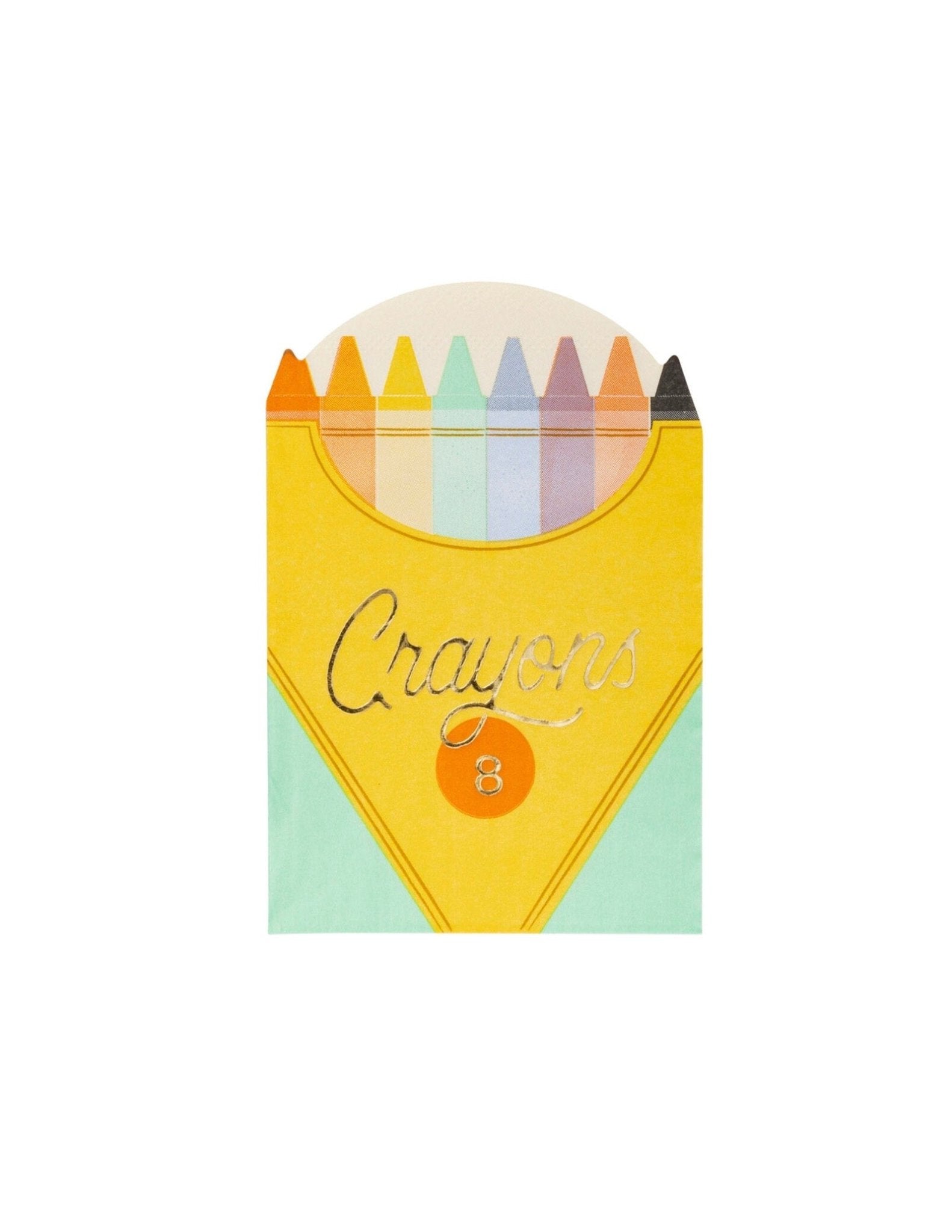 Crayon Box School Party Napkins 18ct - Stesha Party