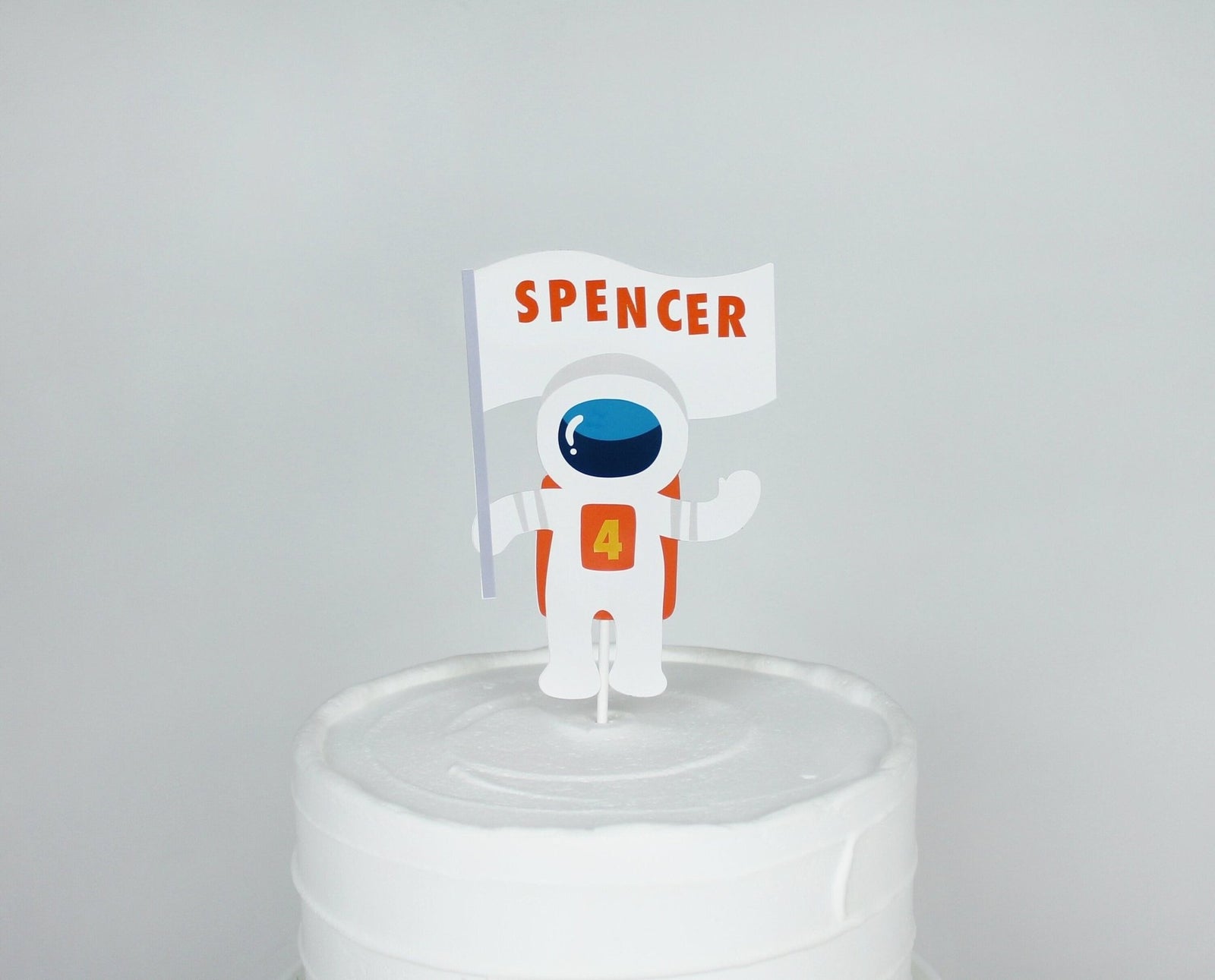 Customizable Astronaut Cake Topper - Stesha Party