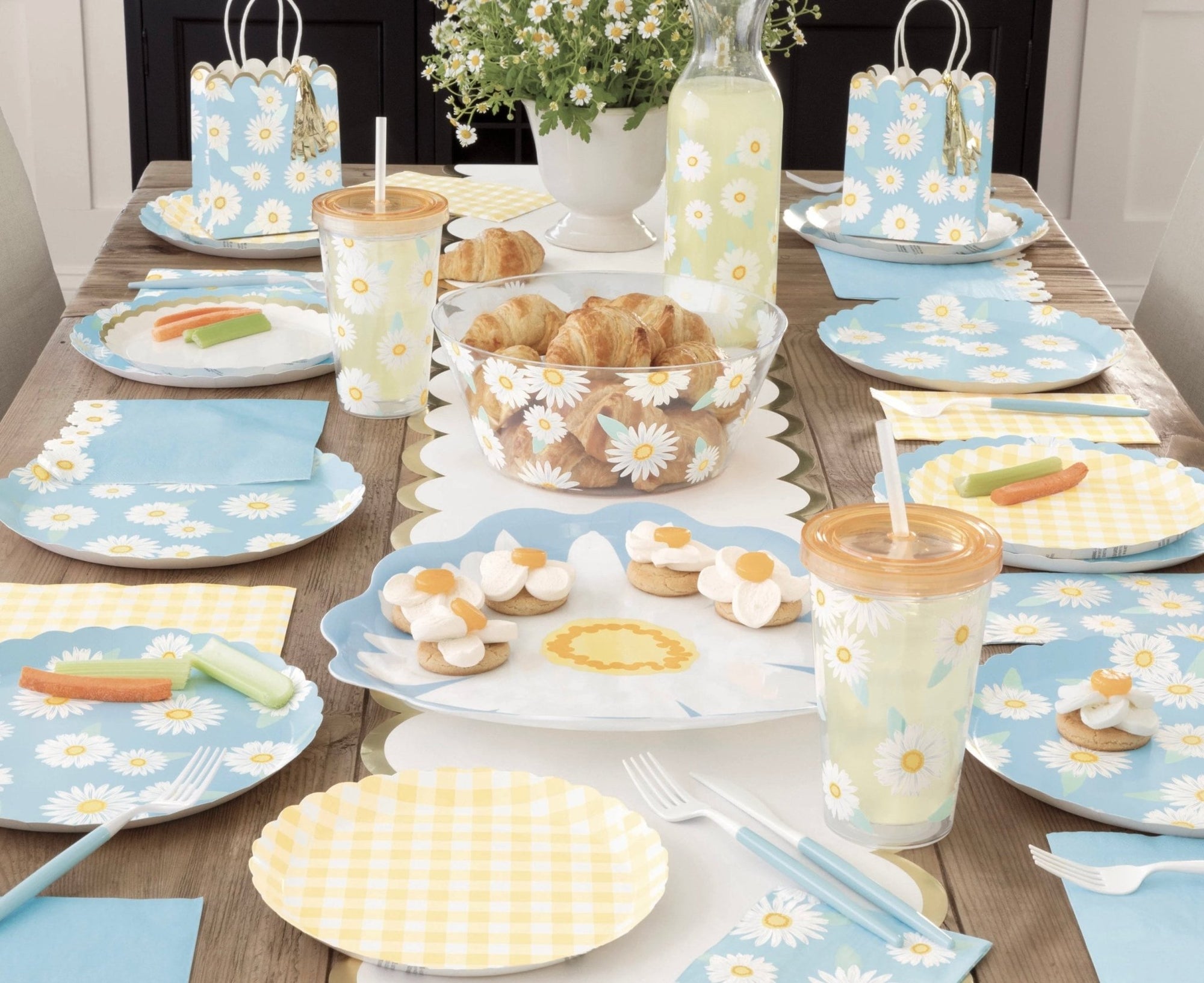 Daisy Gift Bags 3ct - Stesha Party