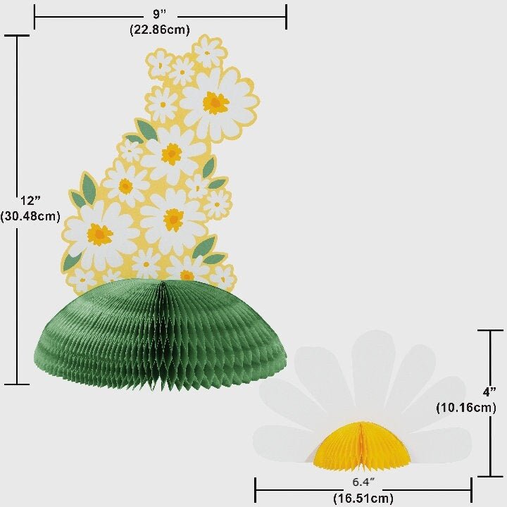 Daisy Party Centerpiece - Stesha Party