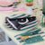 Decagon Shaped Pink & Green Stripe Paper Plates 8ct - Stesha Party