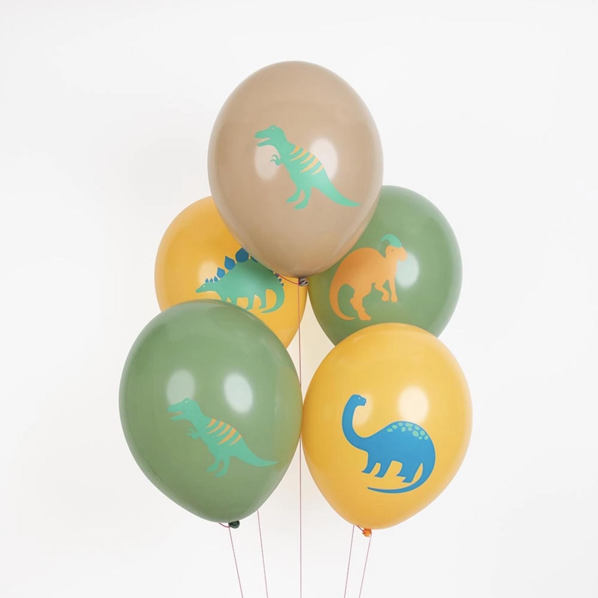Dinosaur Balloons 5ct - Stesha Party