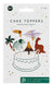 Dinosaur Cake Toppers 6ct - Stesha Party