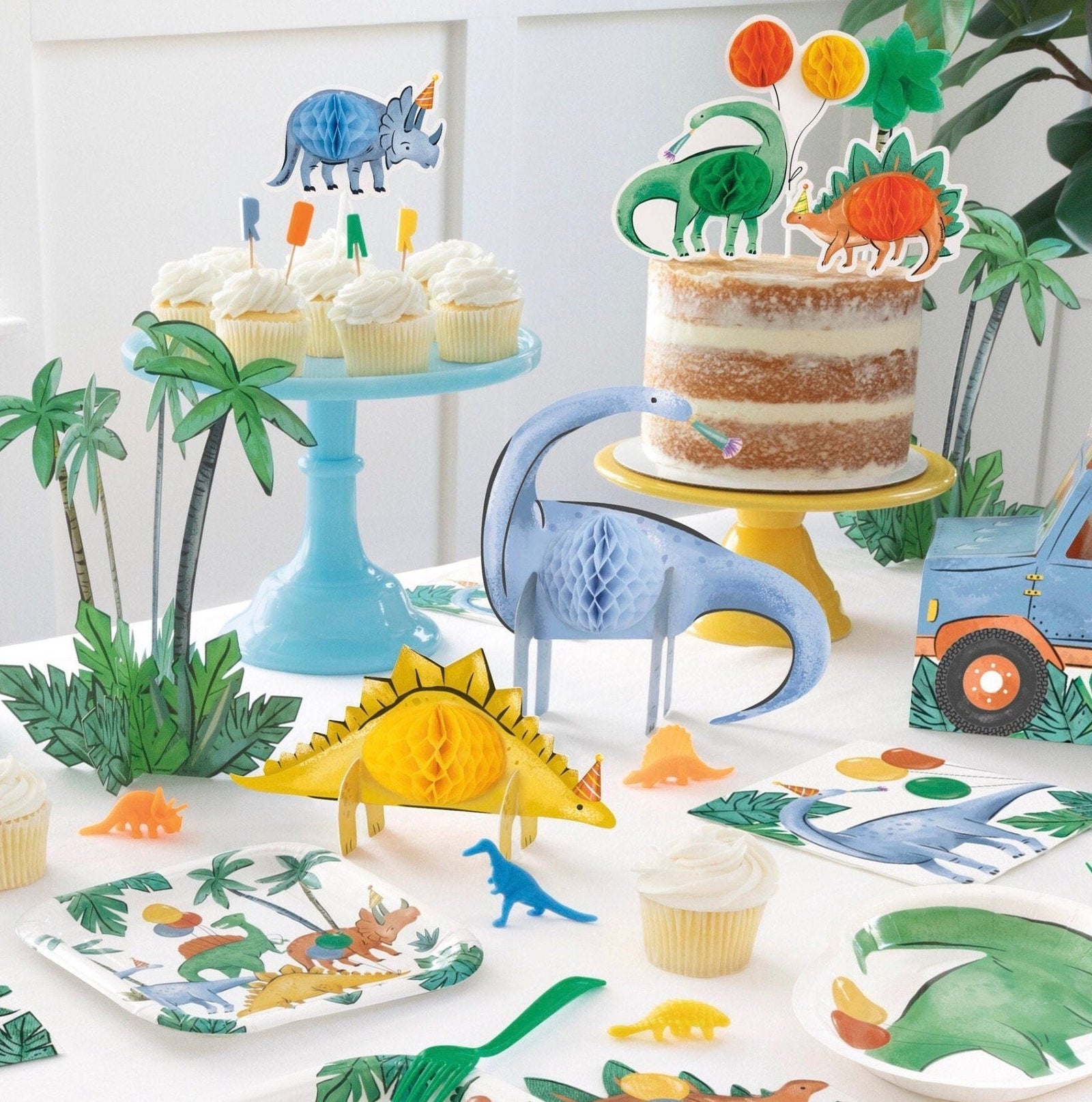 Dinosaur Party Cake Toppers - Stesha Party