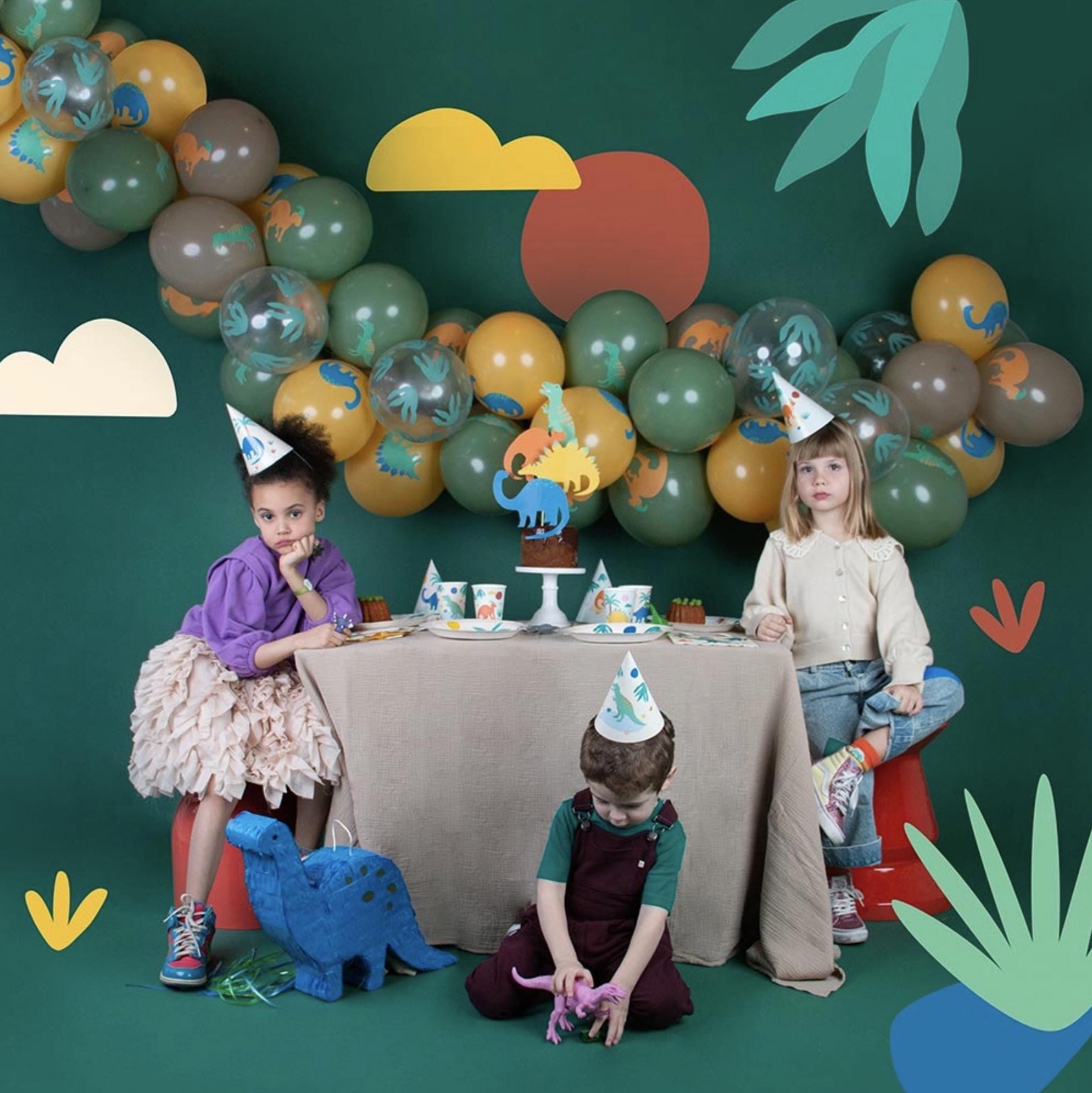 Dinosaur Party Garland - Stesha Party
