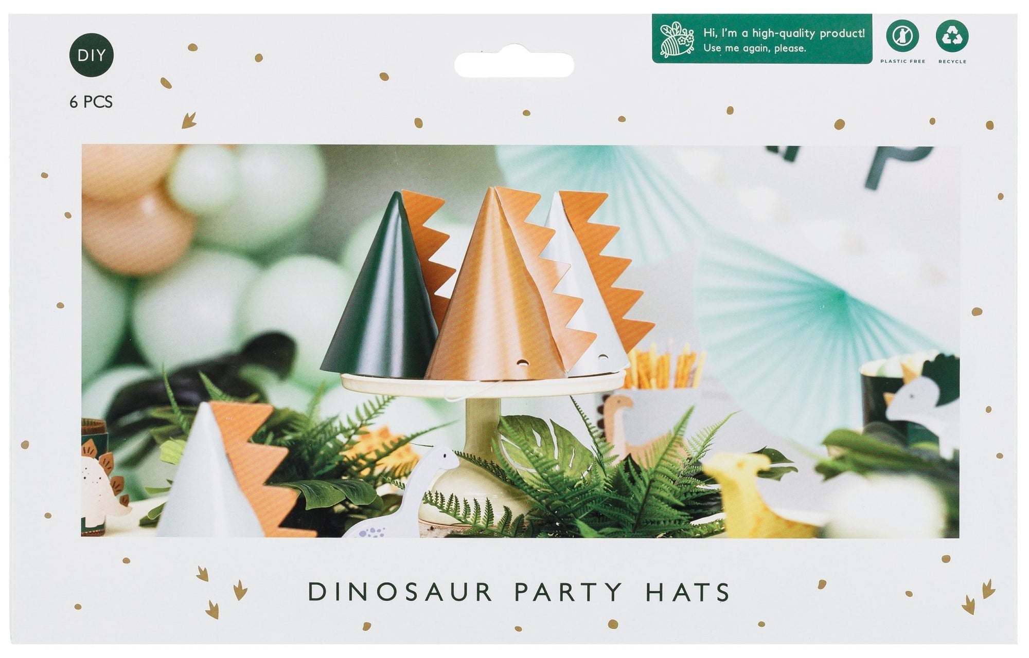 Dinosaur Scales Party Hats - Stesha Party