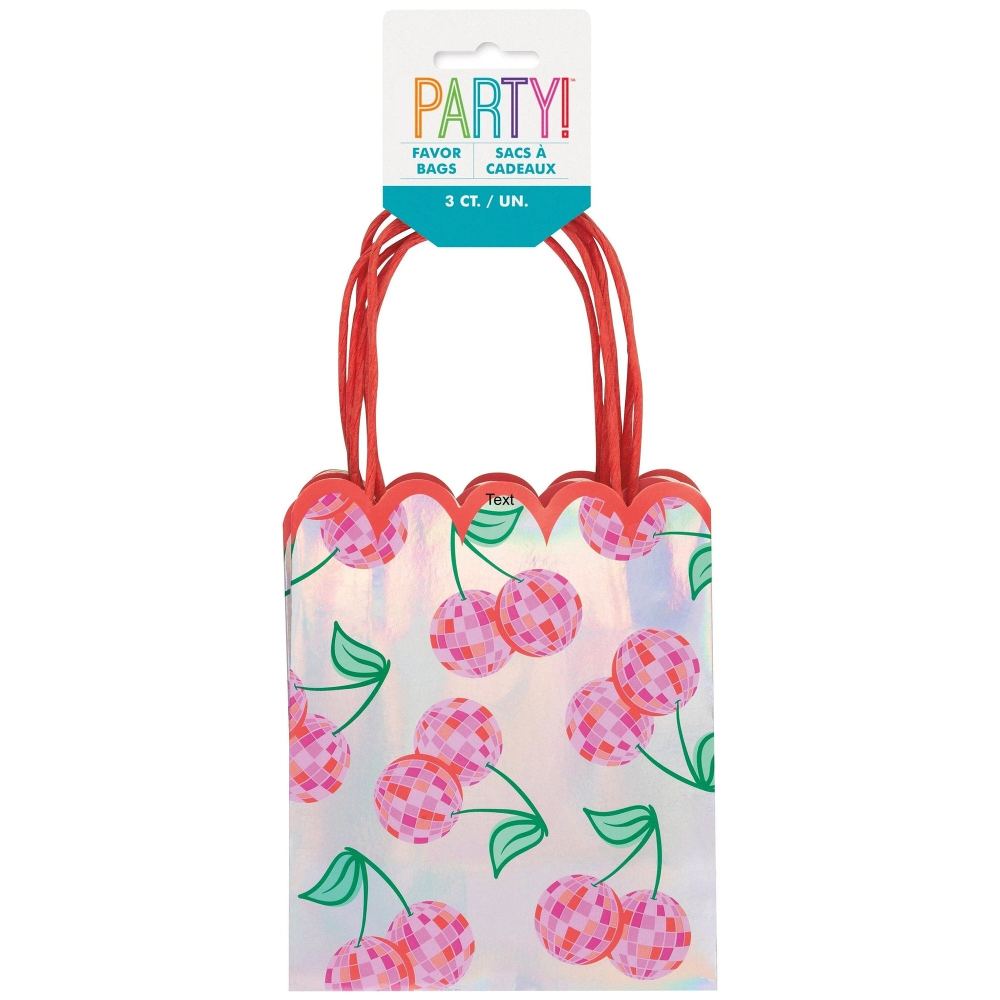 Disco Cherry Favor Bags - Stesha Party