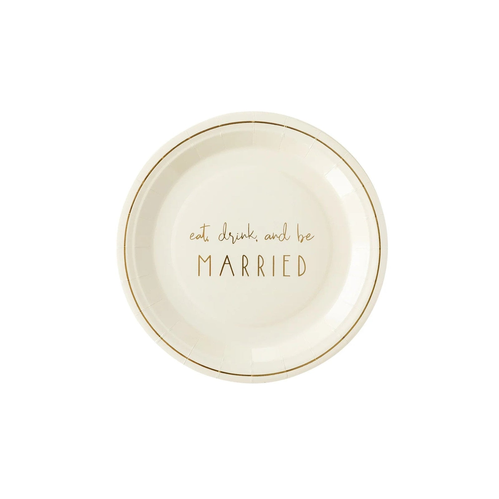 Eat Drink & Be Married Plates - Stesha Party