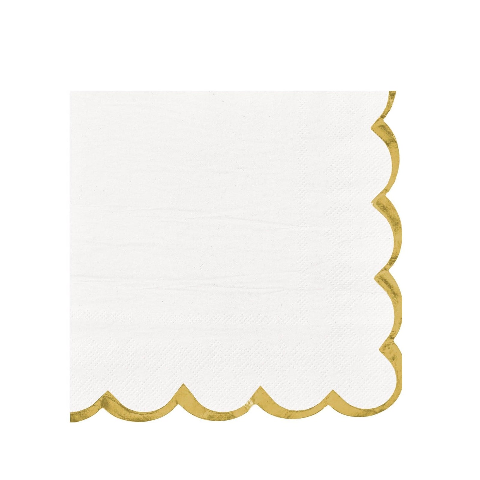 Elegant Gold Foil Wedding Napkins - Stesha Party