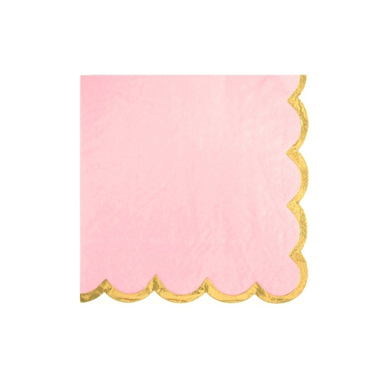 Elegant Pink & Gold Napkins - Stesha Party