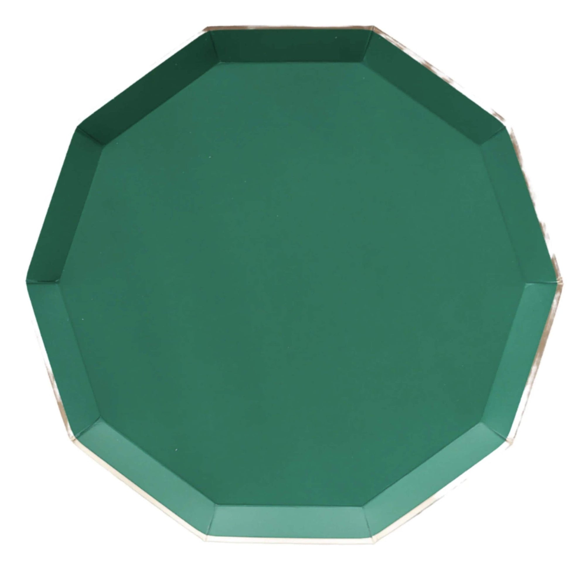 Emerald Green Party Plates - Stesha Party