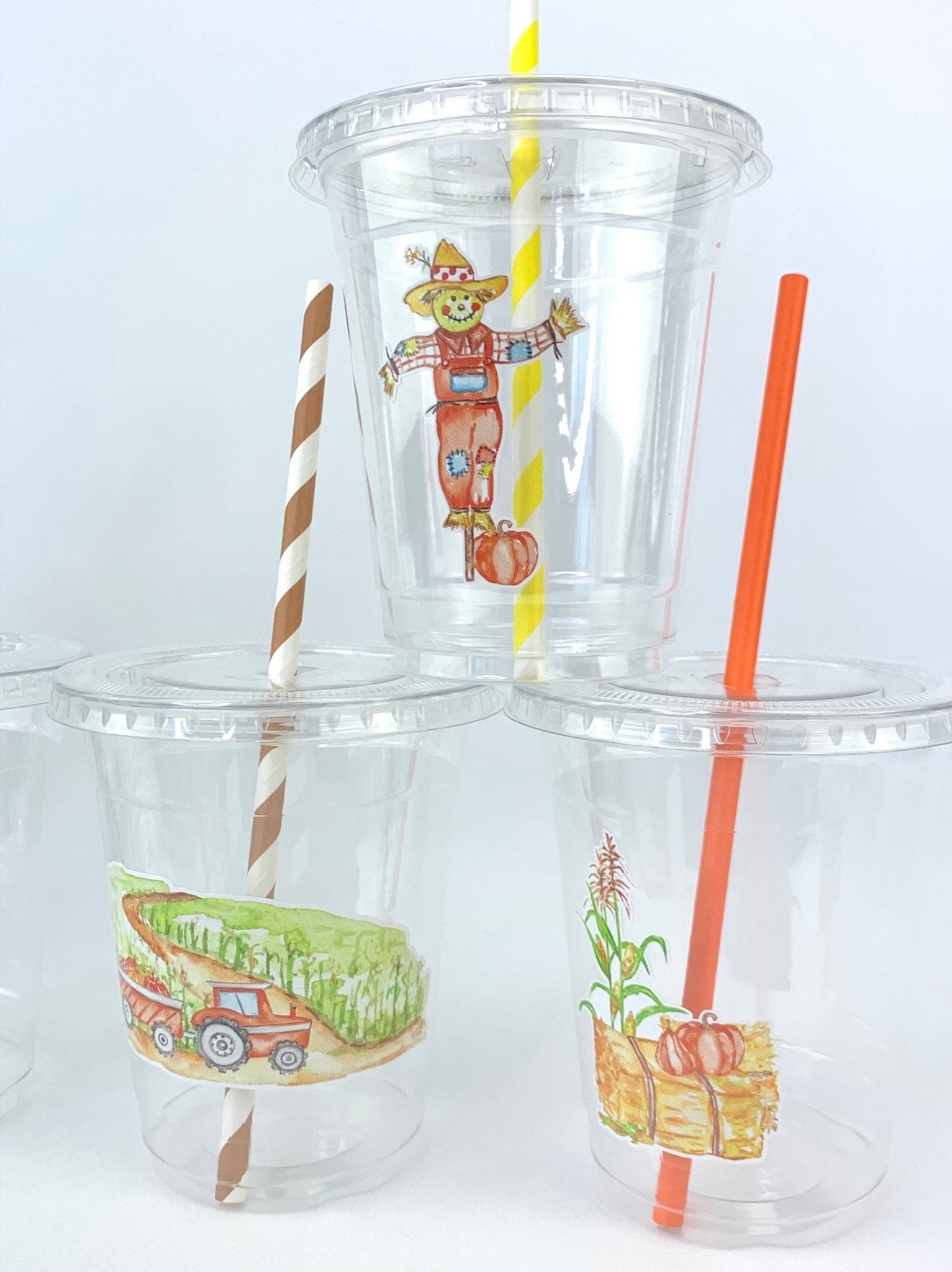 Fall Festival Plastic Party Cups - Stesha Party