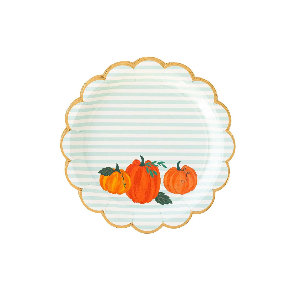 Fall Harvest Party Pumpkin Plates - Stesha Party