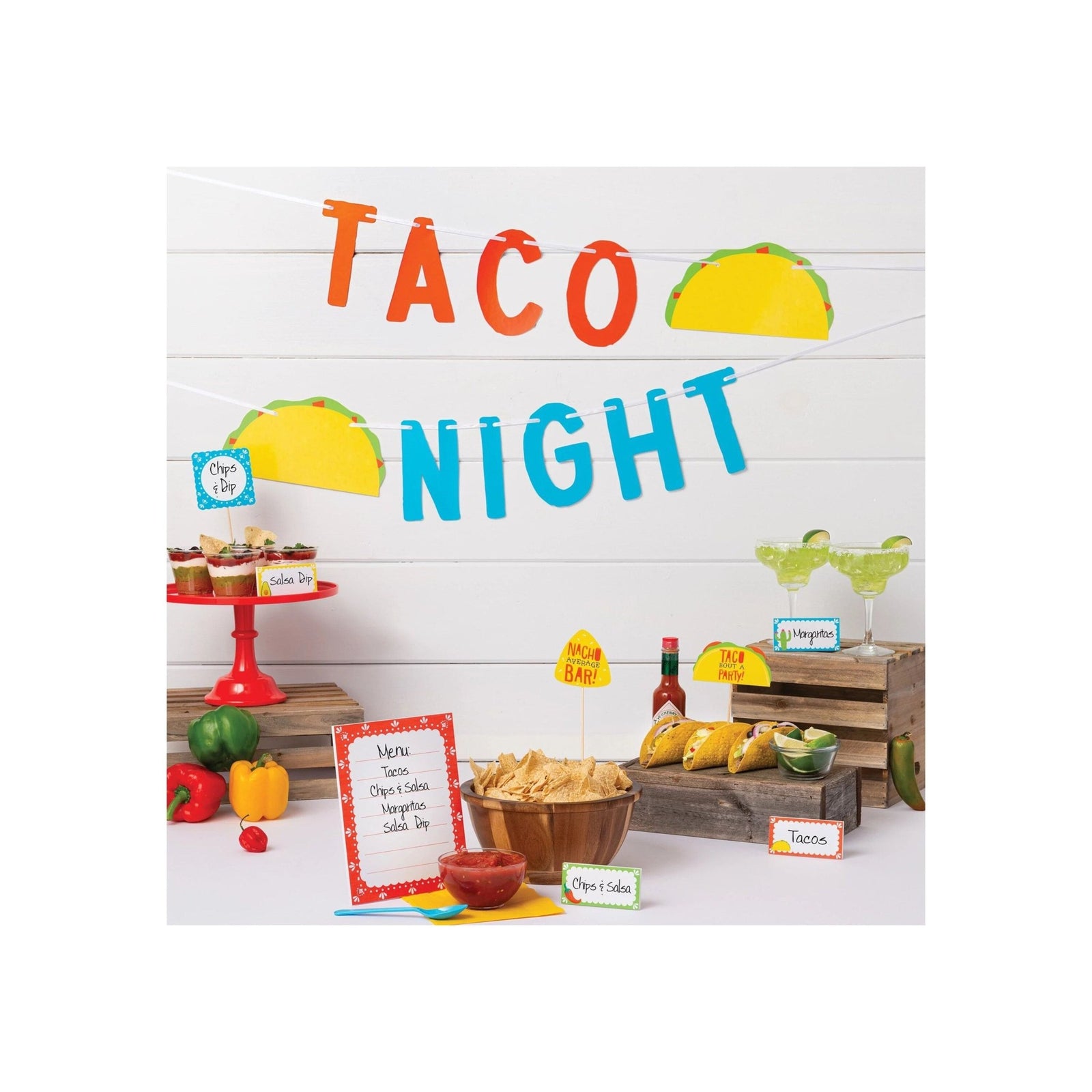 Fiesta Taco Party Decorations Kit - Stesha Party