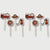 Firefighter Cake Toppers 8ct - Stesha Party