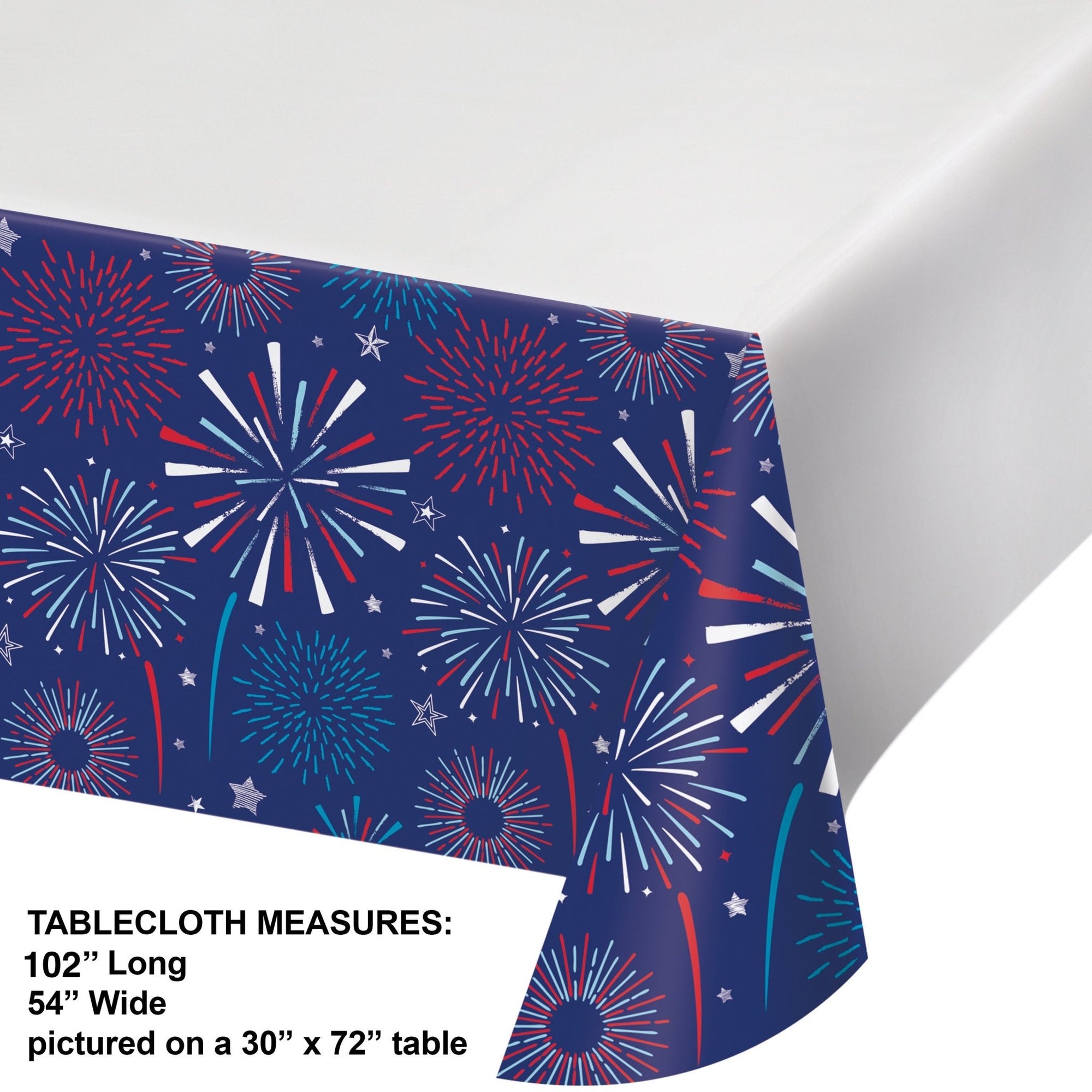 Fireworks Tablecloth - Stesha Party