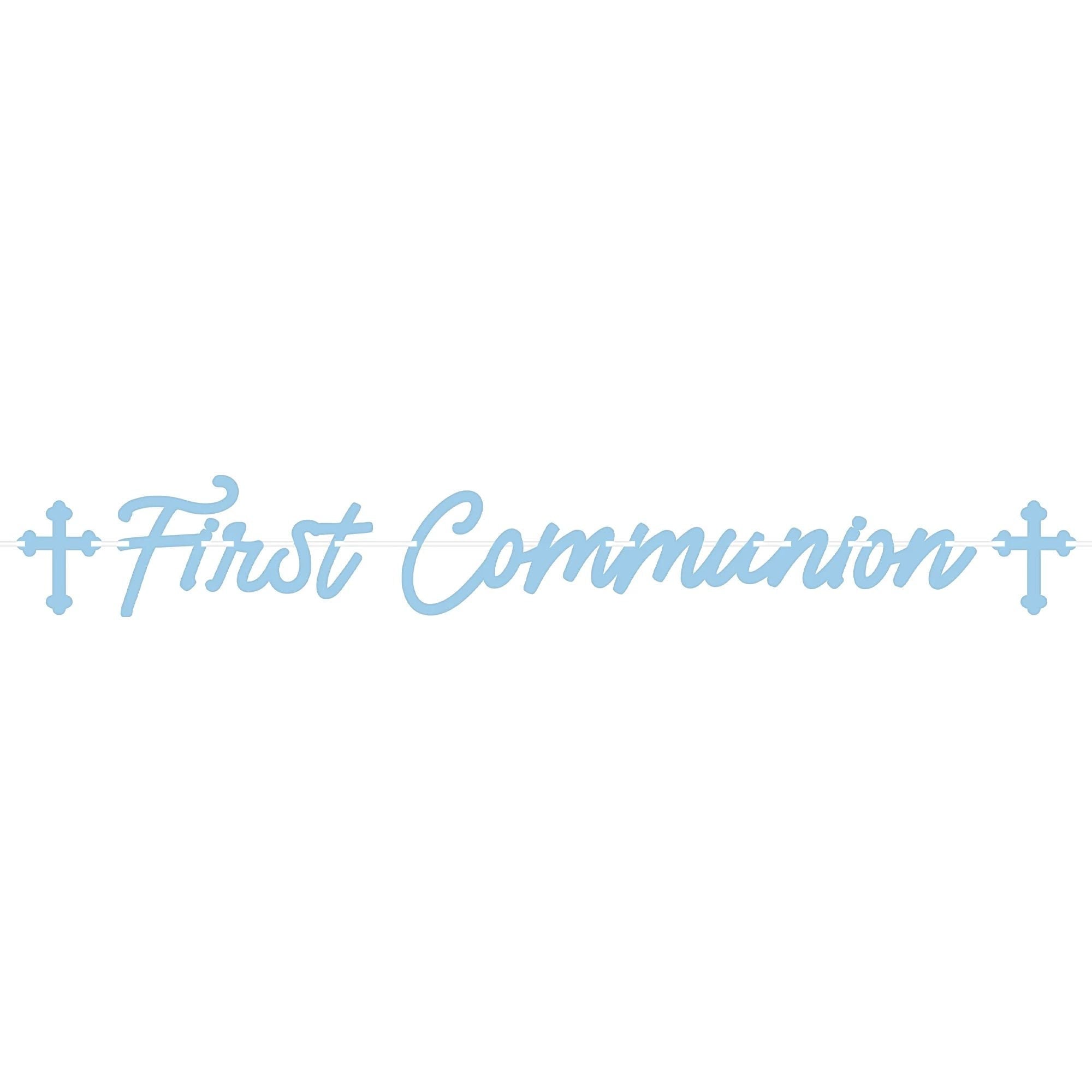 First Communion Banner for Boy - Stesha Party