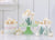 Floral Cactus & Stripe Paper Baking Cups 50ct - Stesha Party