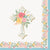 Floral Cross Paper Luncheon Napkins 16ct - Stesha Party