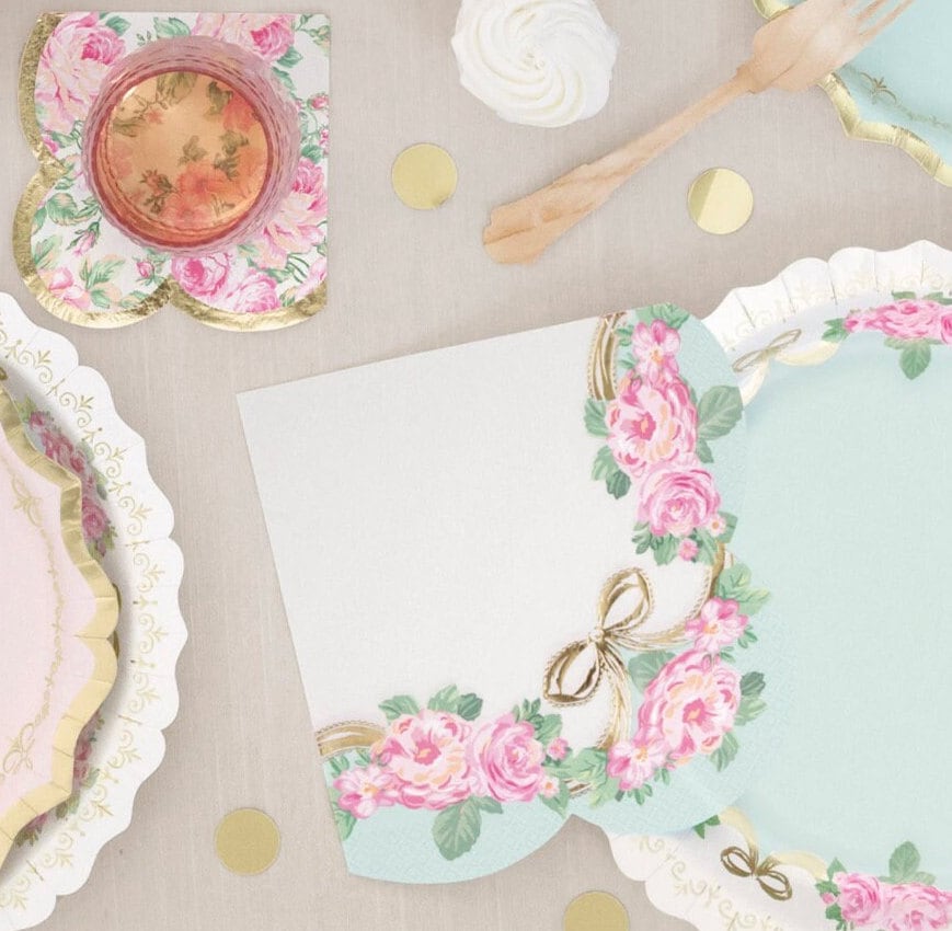 Floral Garden Party Napkins 16ct - Stesha Party
