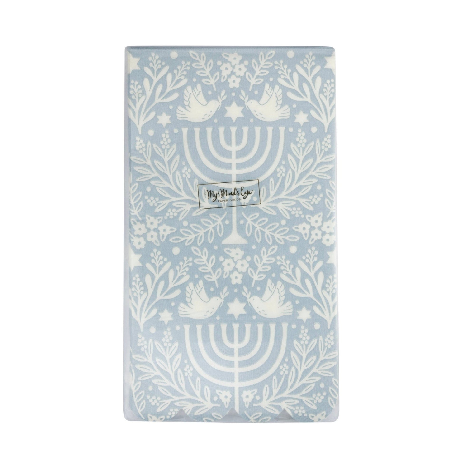 Floral Menorah Party Napkins - Stesha Party