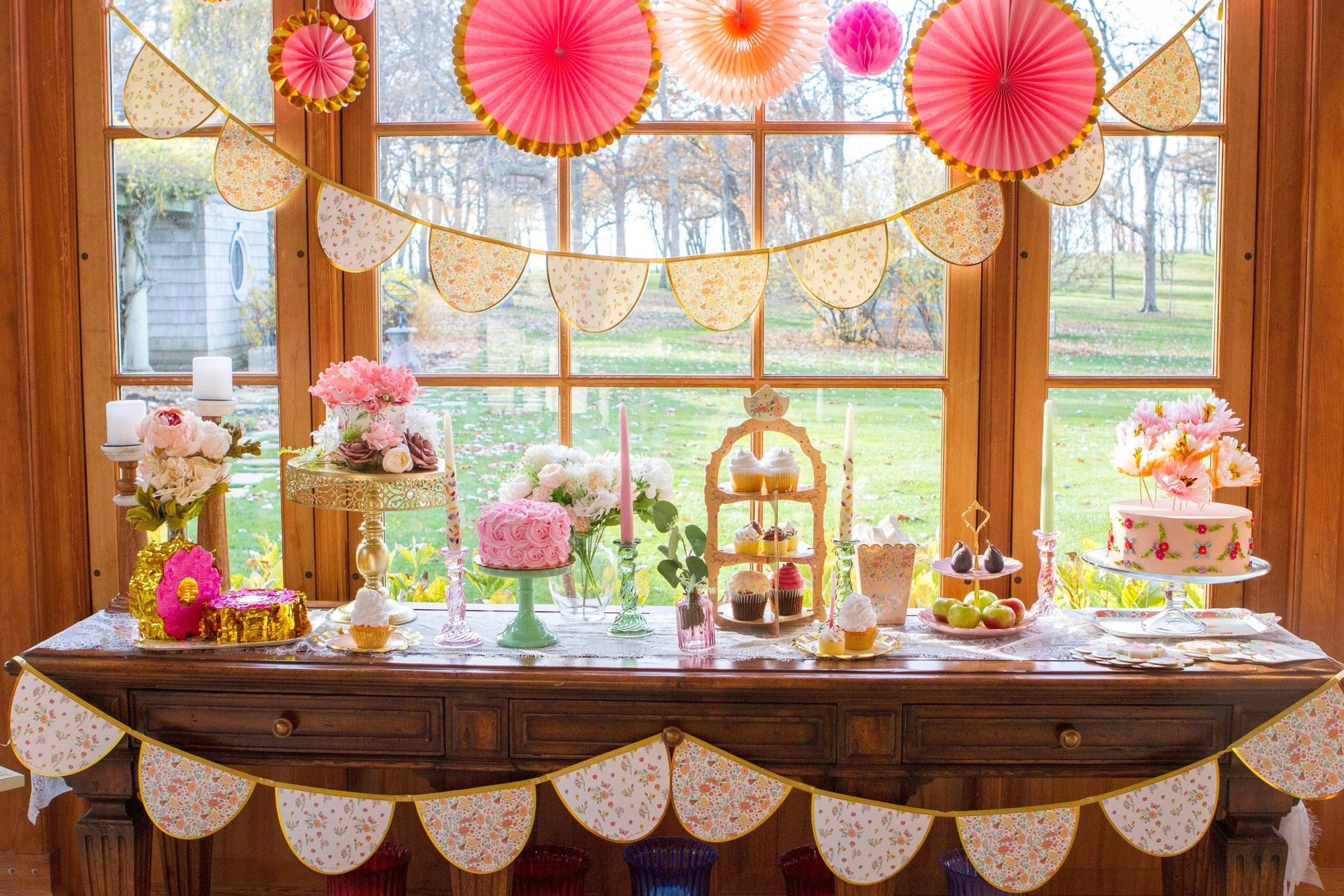 Floral Party Garland - Stesha Party