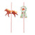 Floral Pony Straws 6ct - Stesha Party