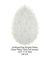 Floral Spring Easter Egg Paper Plates 8ct - Stesha Party