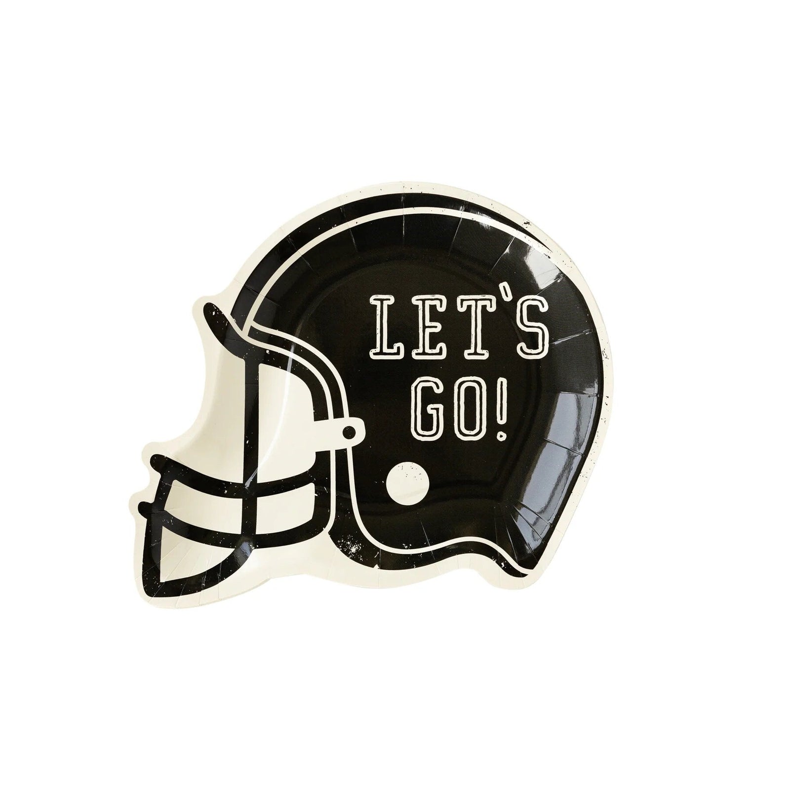 Football Helmet Paper Plates - Stesha Party