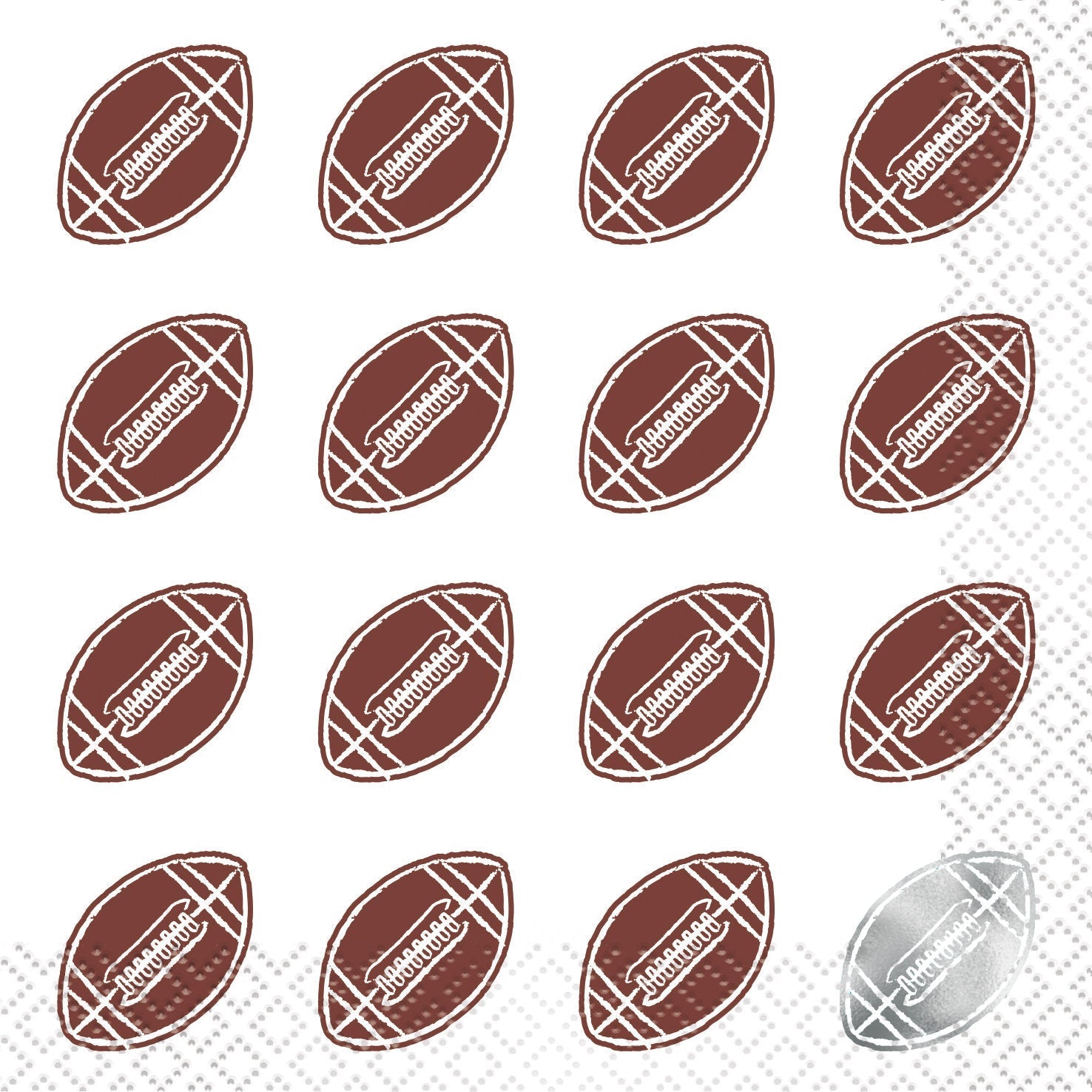 Football Party Napkins - Stesha Party