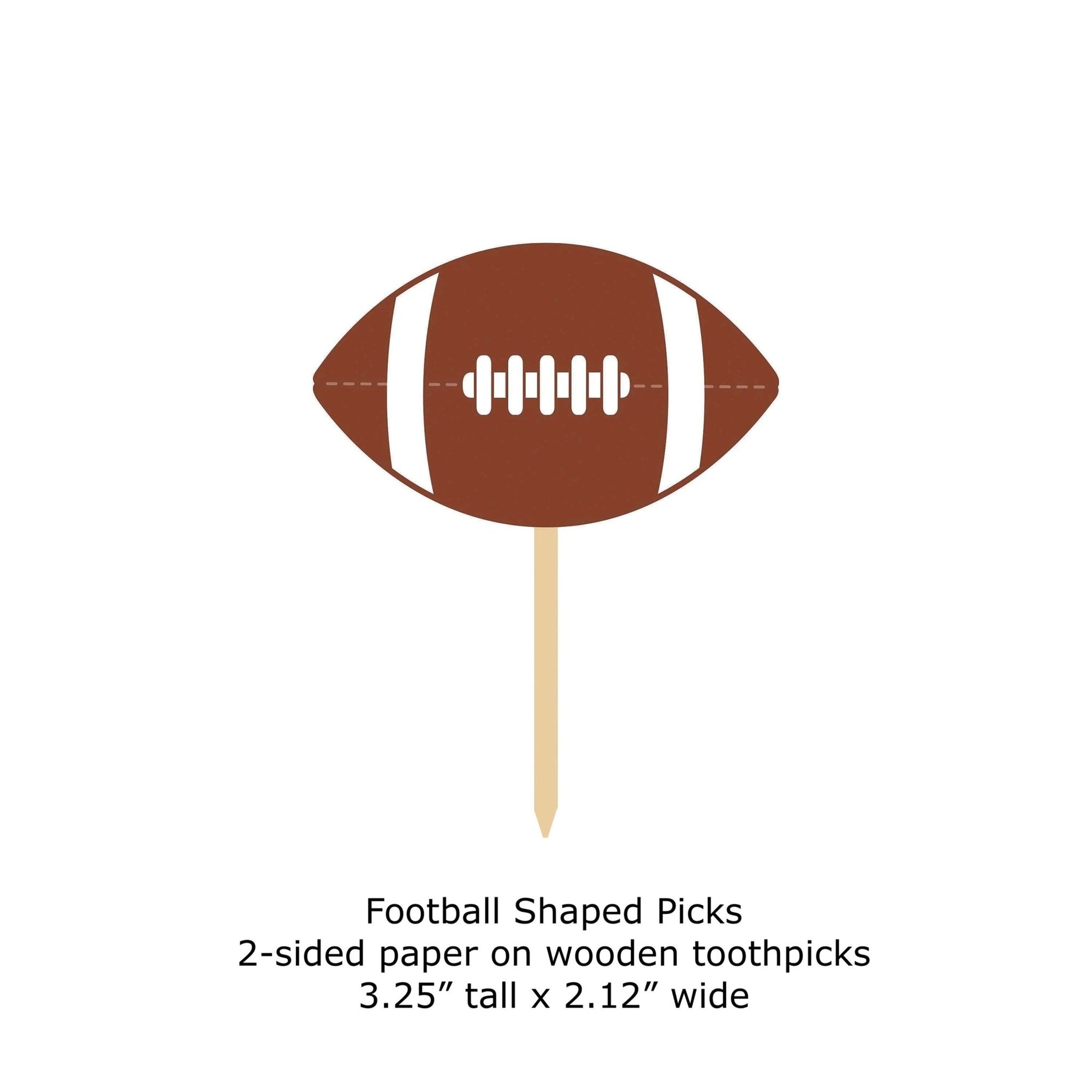 Football Party Picks 50ct - Stesha Party