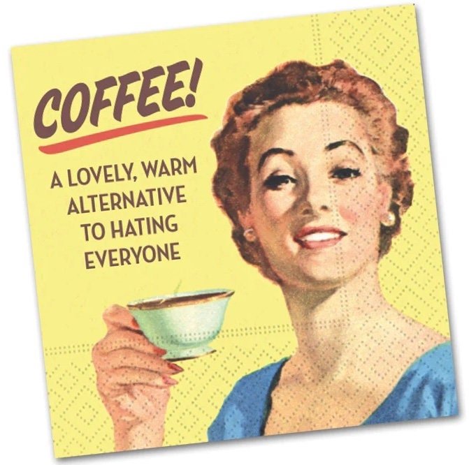 Funny Coffee Napkins 20ct - Stesha Party