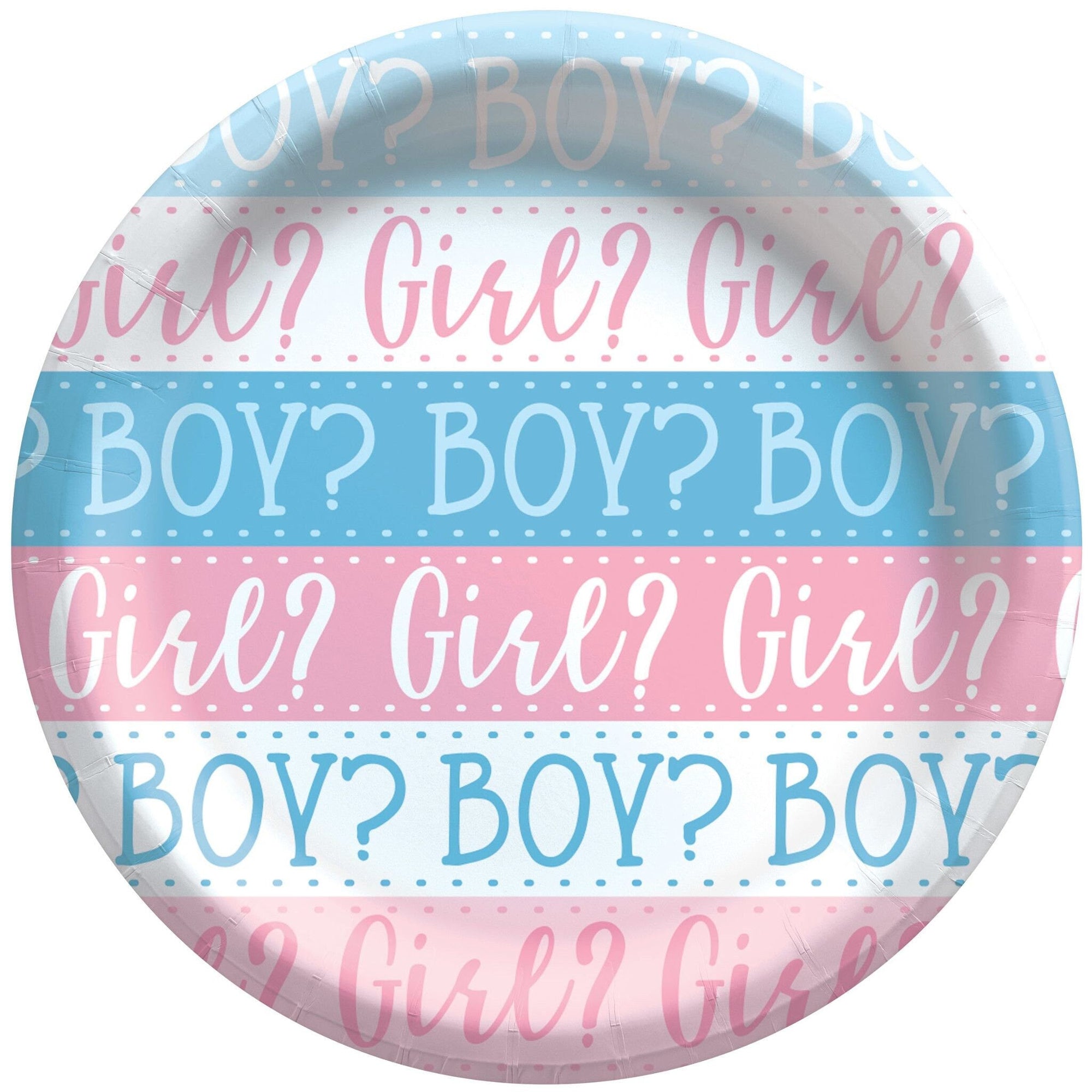 Gender Reveal Cake Plates - Stesha Party