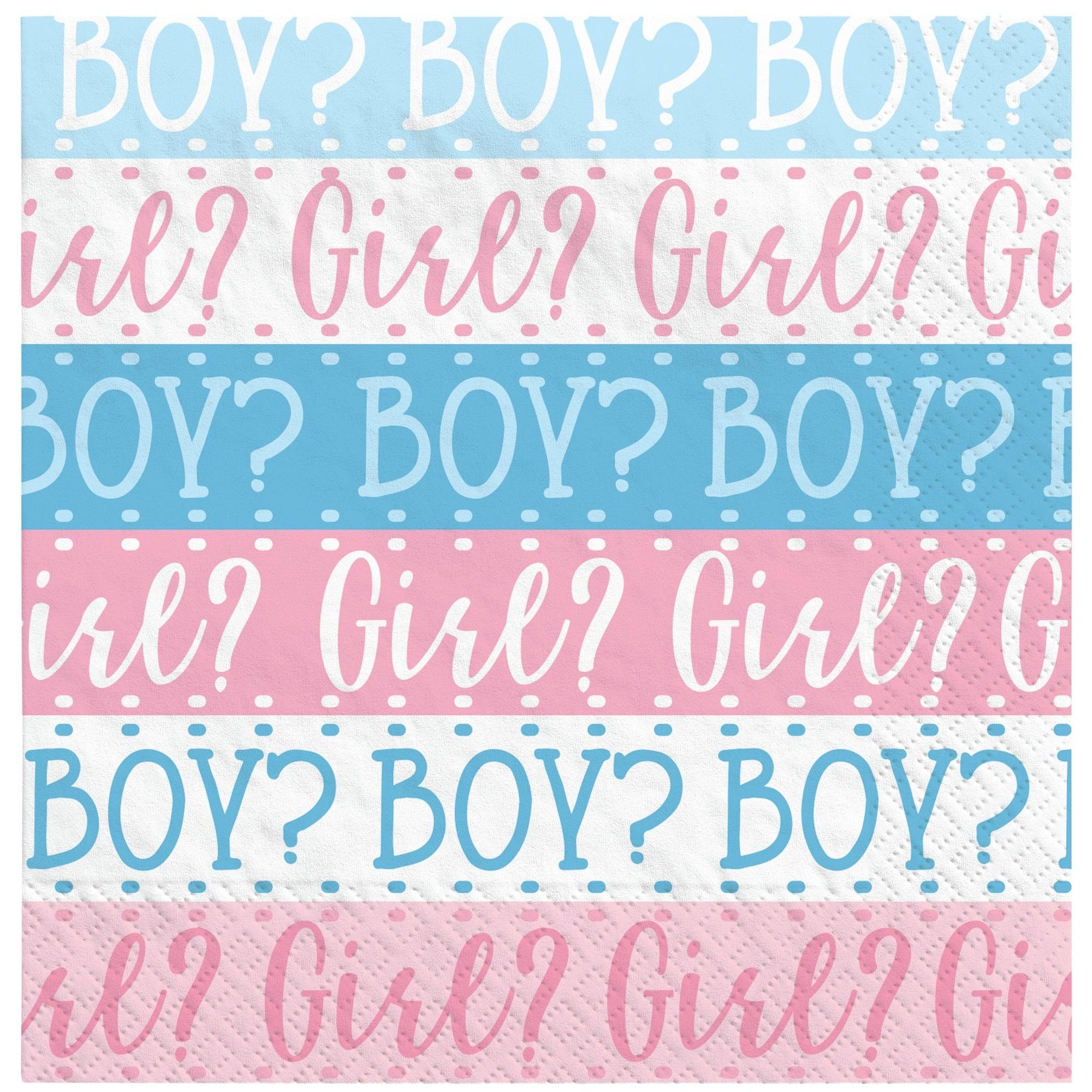 Gender Reveal Party Napkins - Stesha Party