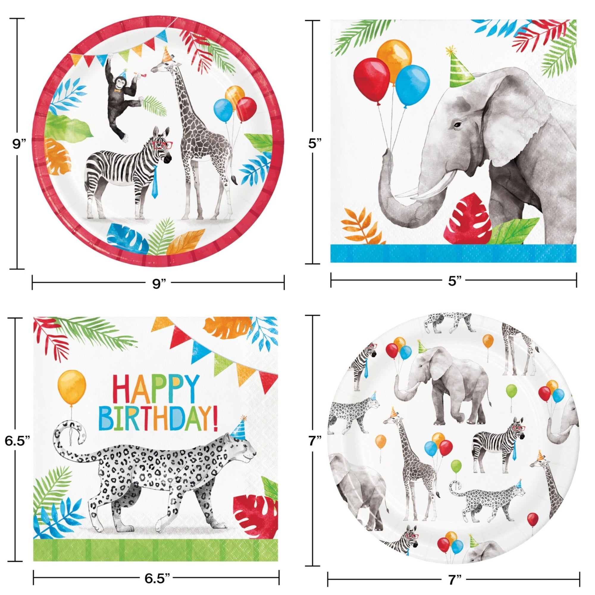 "Get Wild" Safari Birthday Party Bundle - Stesha Party