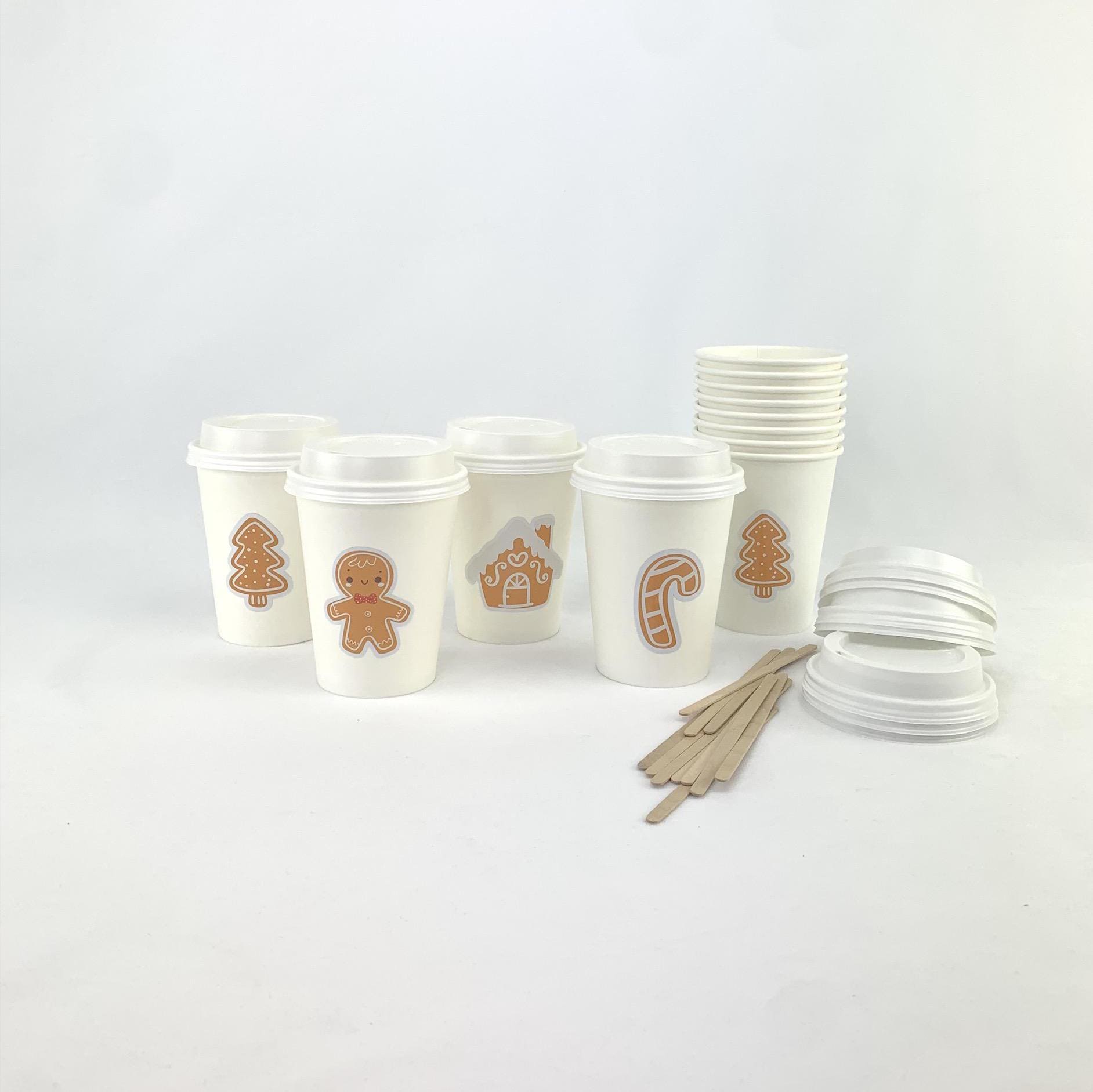 Gingerbread Cookie Party Cups - Stesha Party