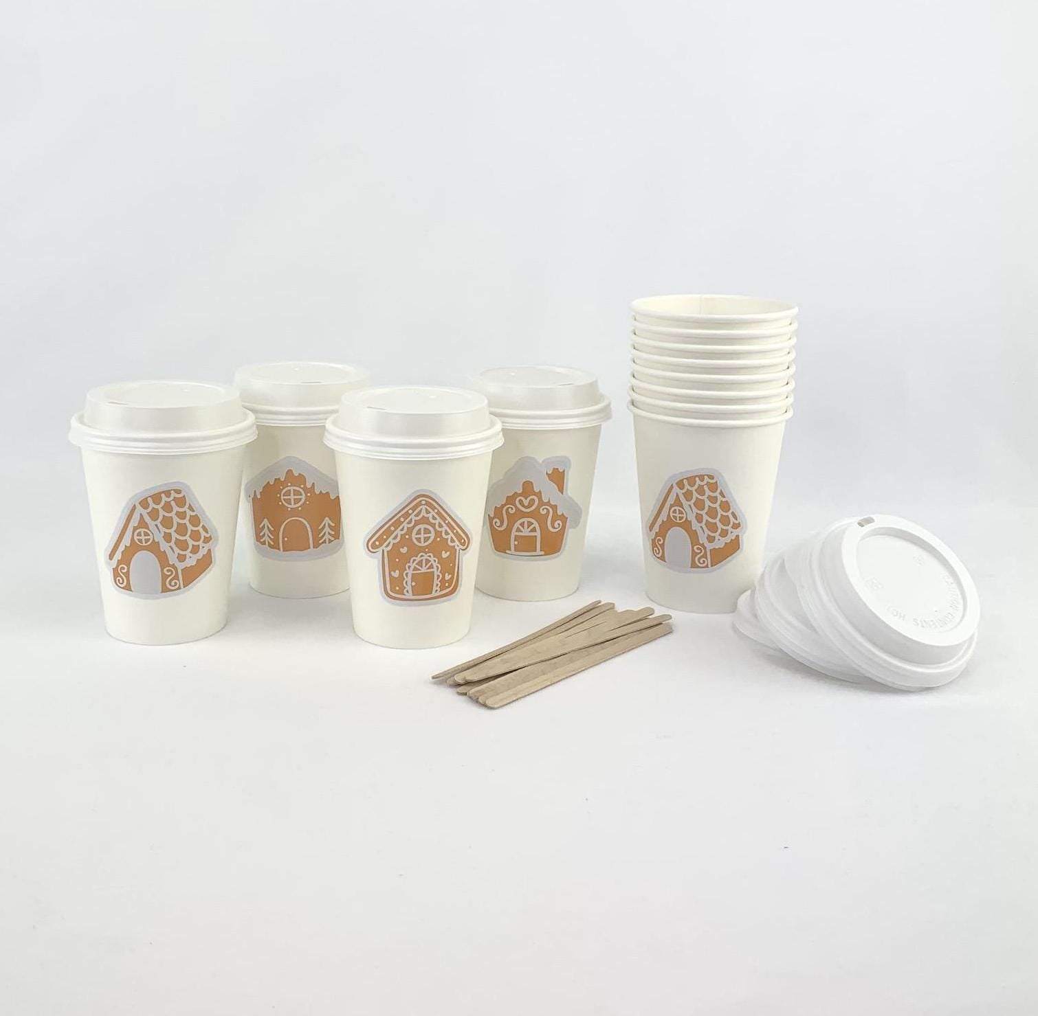 Gingerbread Hot To - Go Cups - Stesha Party