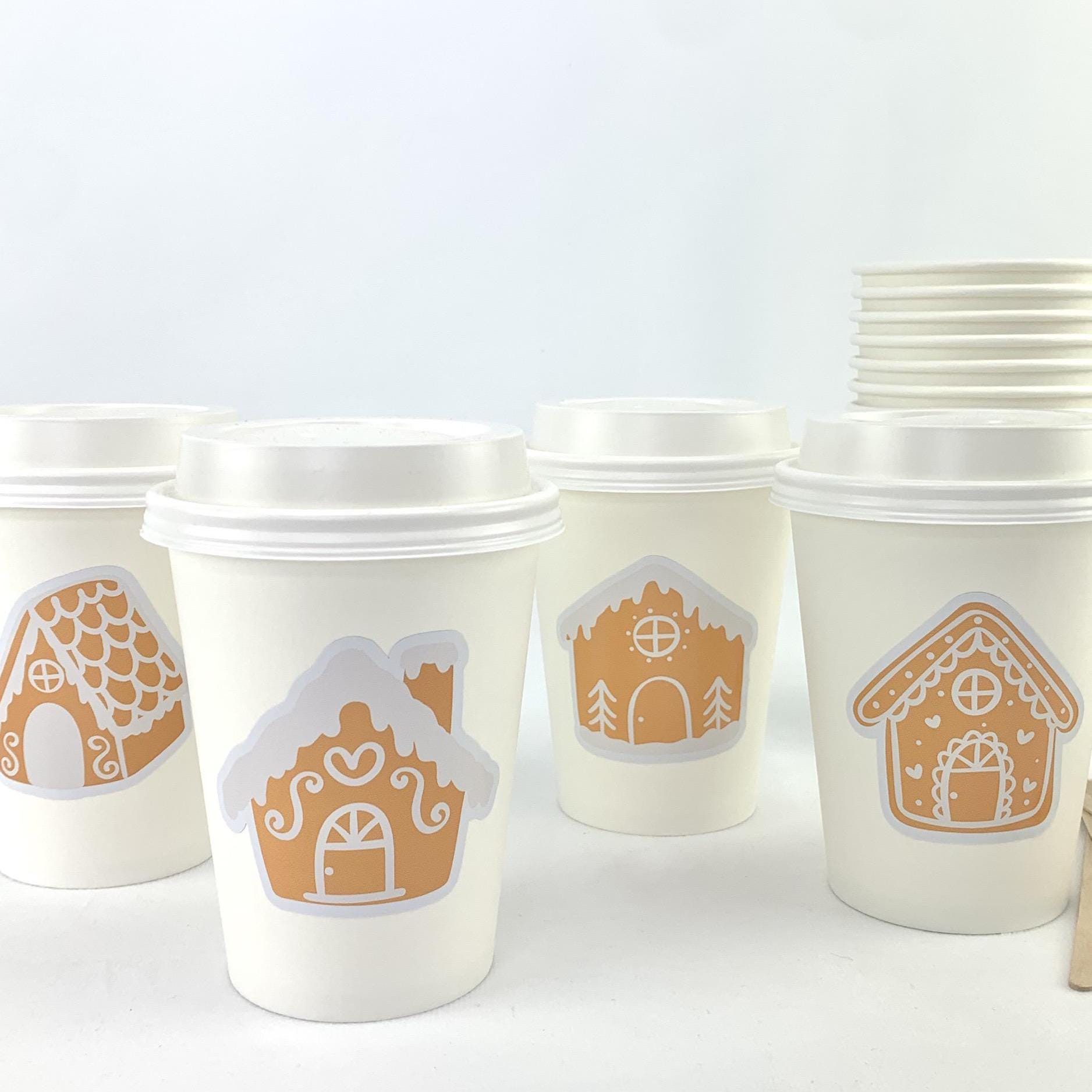 Gingerbread Hot To - Go Cups - Stesha Party