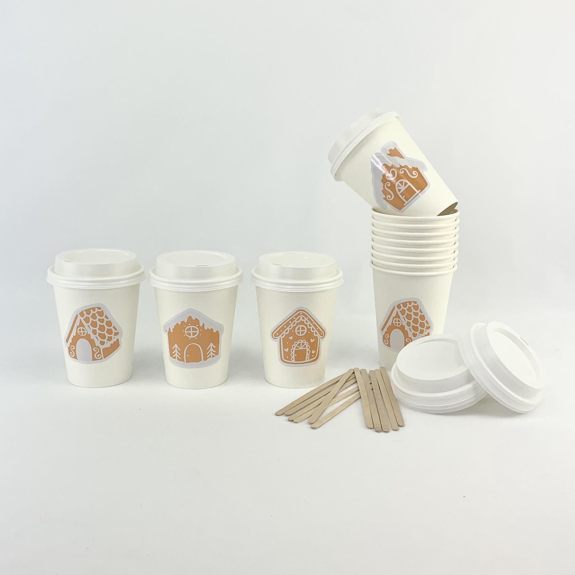 Gingerbread Hot To - Go Cups - Stesha Party