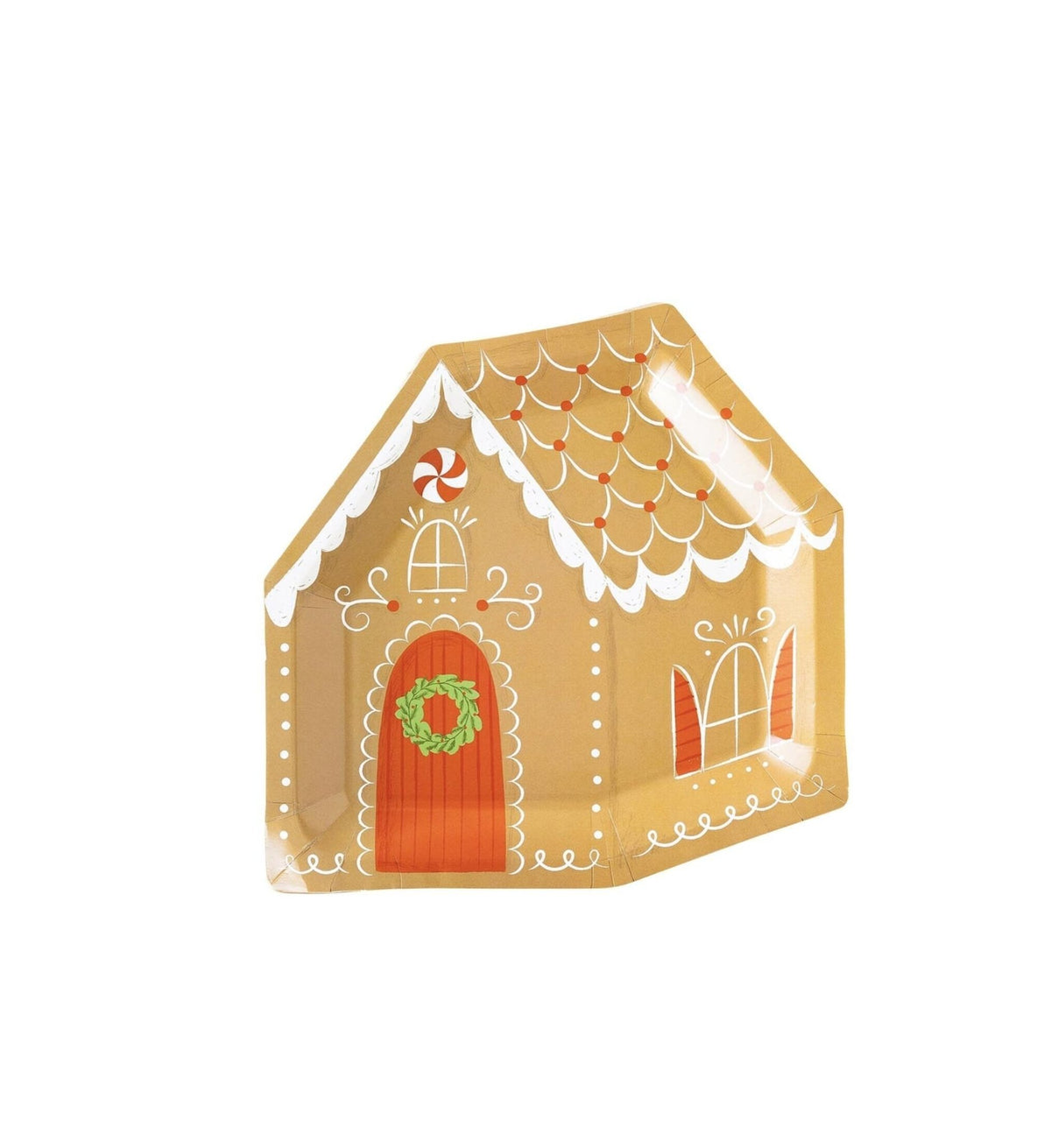 Gingerbread House Plates - Stesha Party