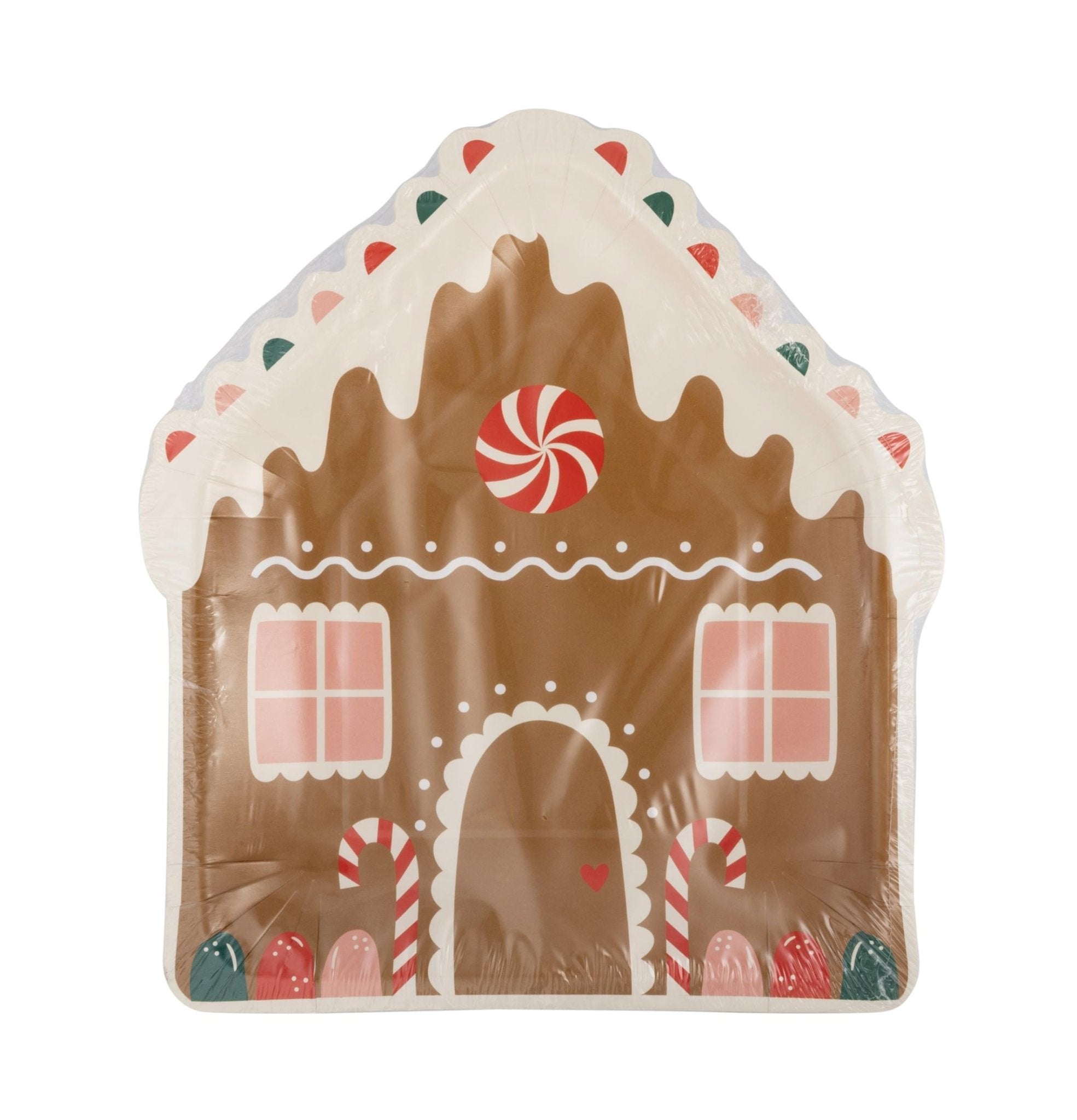 Gingerbread House Plates - Stesha Party